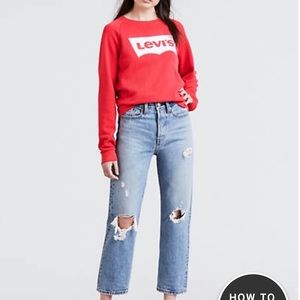 Levi’s wedgie straight mom jeans